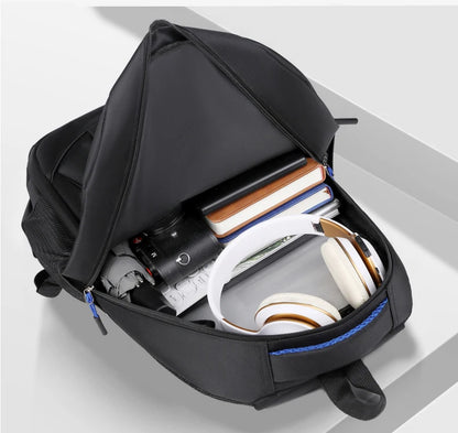 Men's Backpack Oxford Waterproof Backpack Business Computer Bag Leisure Travel Backpack High School Student Backpack - Smarsty