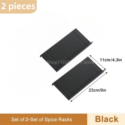 4 Layers Kitchen Spice Drawer Organizer Adjustable Spice Rack for Spice Jars Seasoning Bottles Cabinet Pantry Kitchen Organizer by Smarsty