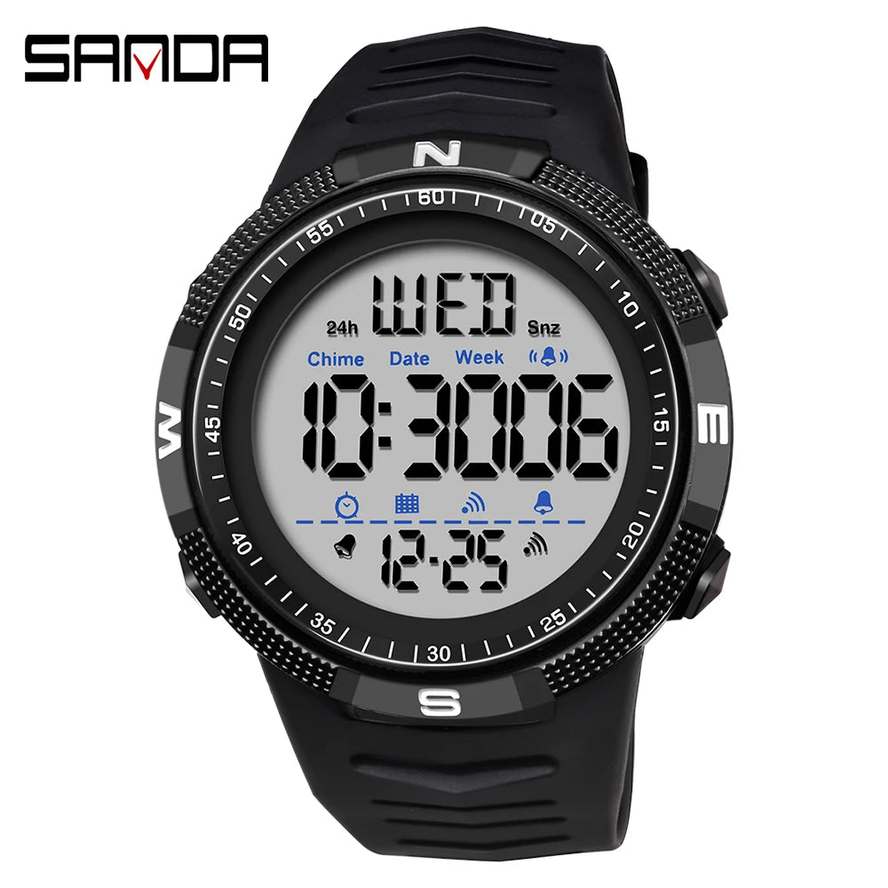 SANDA Military Sport Digital Watch Waterproof and Shockproof - Smarsty