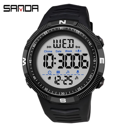 SANDA Military Sport Digital Watch Waterproof and Shockproof - Smarsty