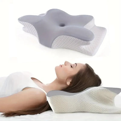 Butterfly Shaped Memory Foam Neck Pillow for Pain Relief - Smarsty