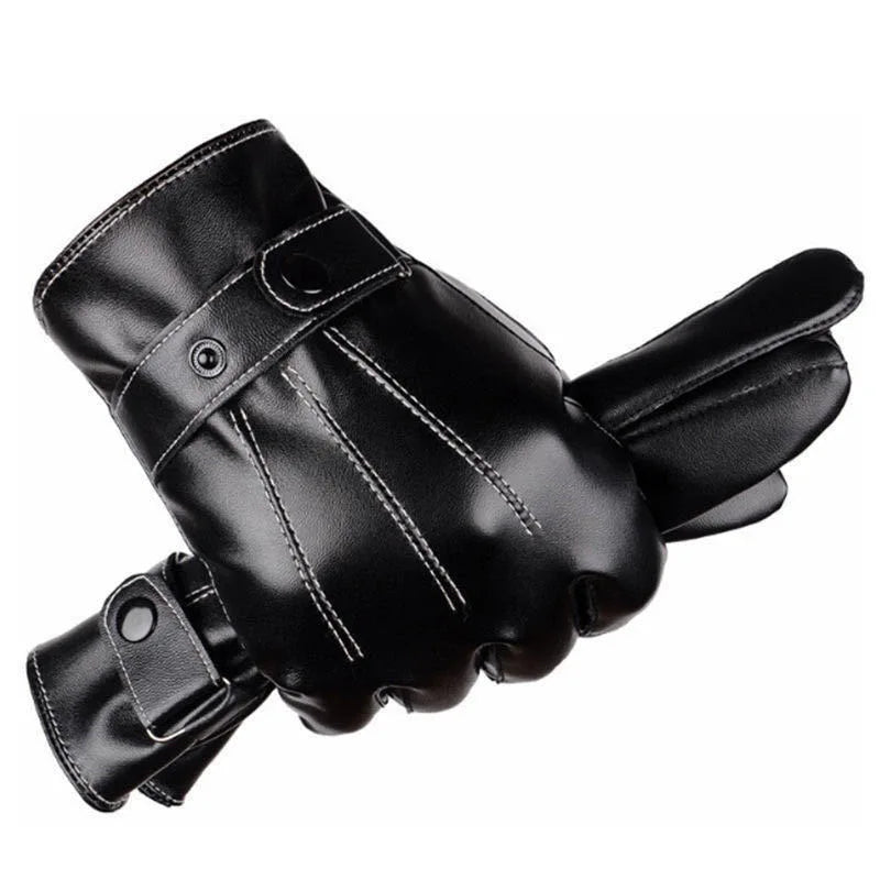 Men's Waterproof Winter Cycling Gloves Warm Cold Protection - Smarsty