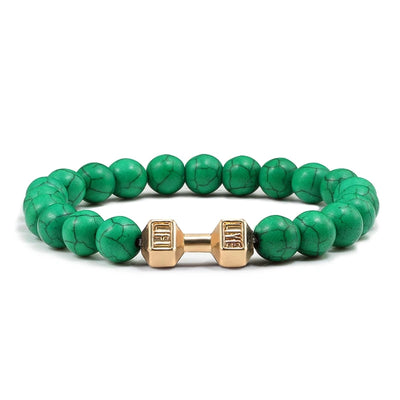 Natural Volcanic Stone Bracelet for Fitness Enthusiasts - Smarsty