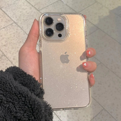Clear Glitter Silicone Phone Case For iPhone Shockproof - Smarsty