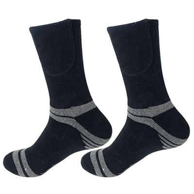 Electric Heating Socks 3 Mode Rechargeable Anti-Cold Thermal Heated Foot Warmer For Outdoor Camping Ski Sport Winter(no battery)