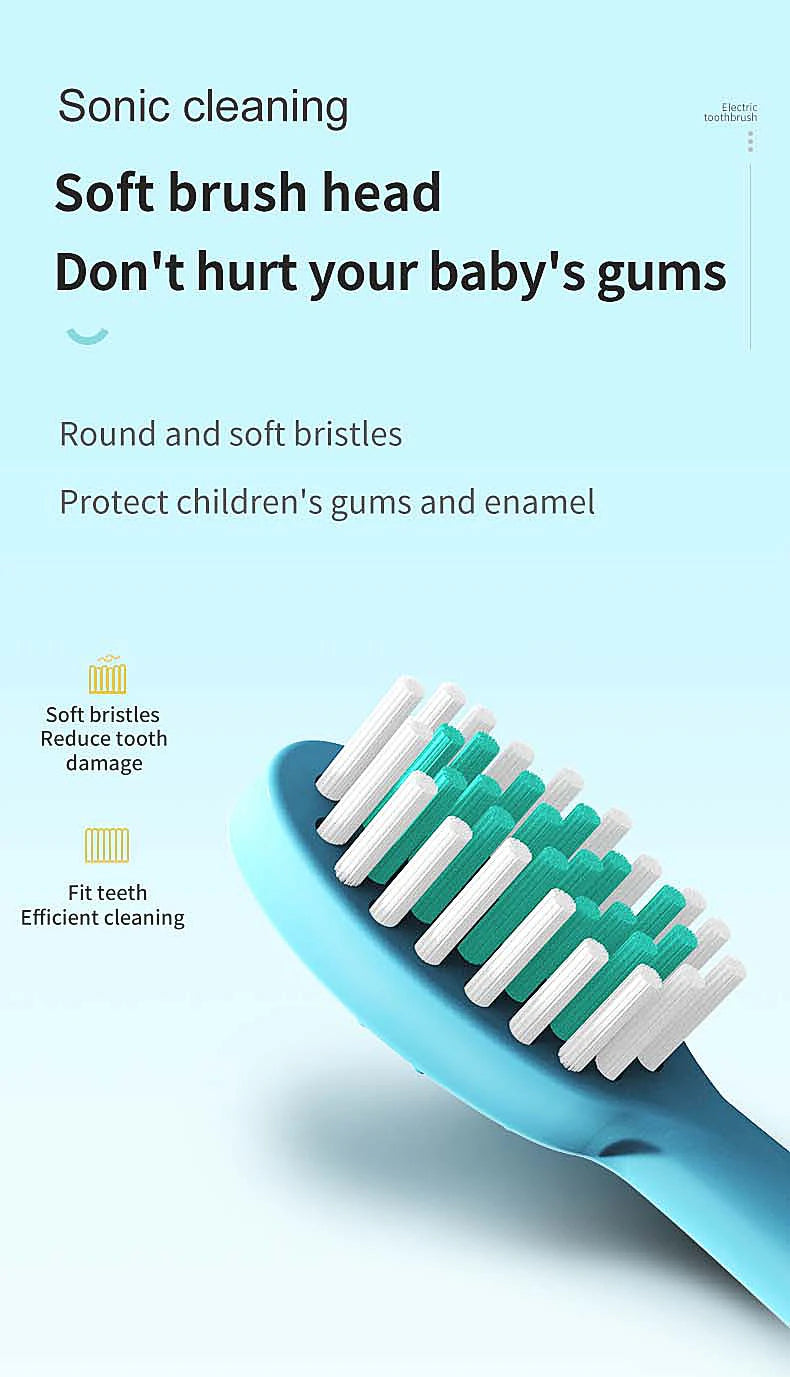 Children's Electric Toothbrush with Sonic Cleaning Feature - Smarsty