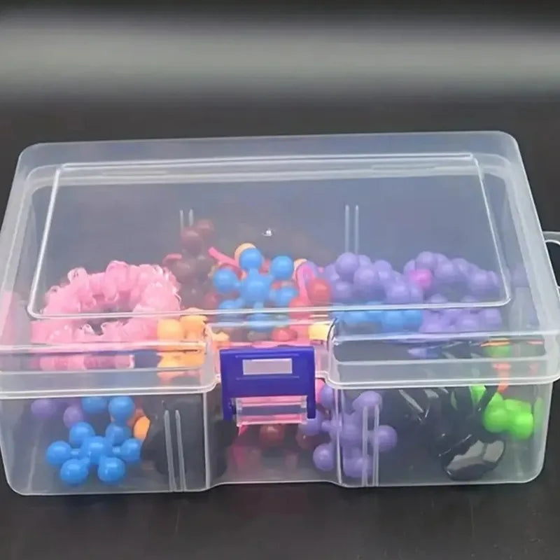 Transparent Plastic Storage Boxes for Jewelry and Crafts - Smarsty