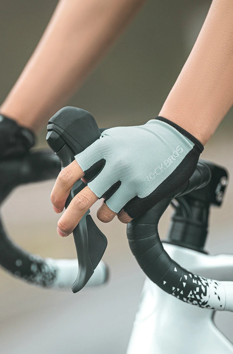 RockBros Breathable Half Finger Cycling Gloves with Anti Slip Pads - Smarsty
