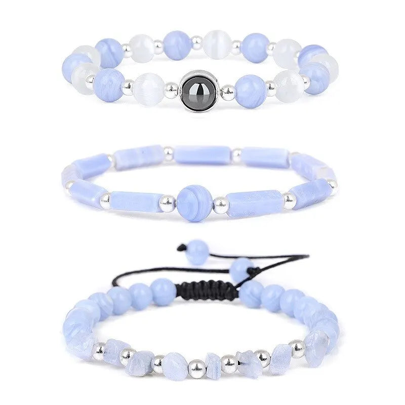 Amethyst Healing Bracelet Set for Weight Loss and Meditation - Smarsty