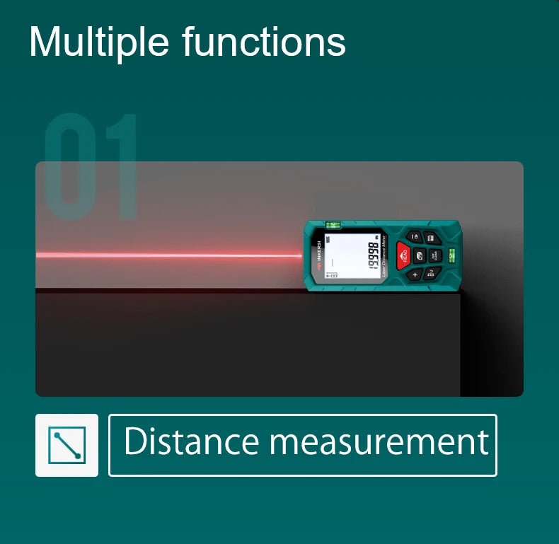 INKERSI High Precision Laser Distance Meter 40M 70M 120M - Smarsty
