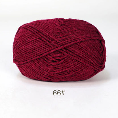 Soft Milk Cotton Yarn for Hand Knitting Projects - Smarsty