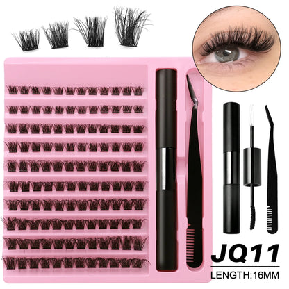 GROINNEYA DIY Lash Extension Kit with Strong Hold Bonds - Smarsty