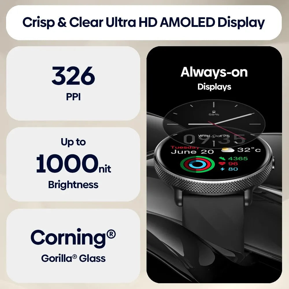 Zeblaze GTR 3 Pro Smart Watch With Voice Calling - Smarsty