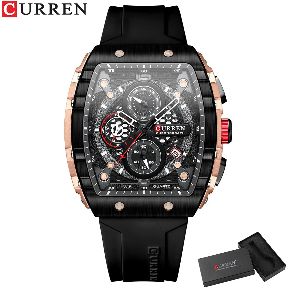Curren Sports Large Dial Casual Quartz Watch - Smarsty