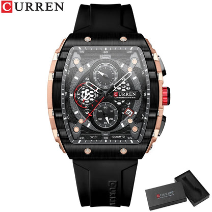 Curren Sports Large Dial Casual Quartz Watch - Smarsty