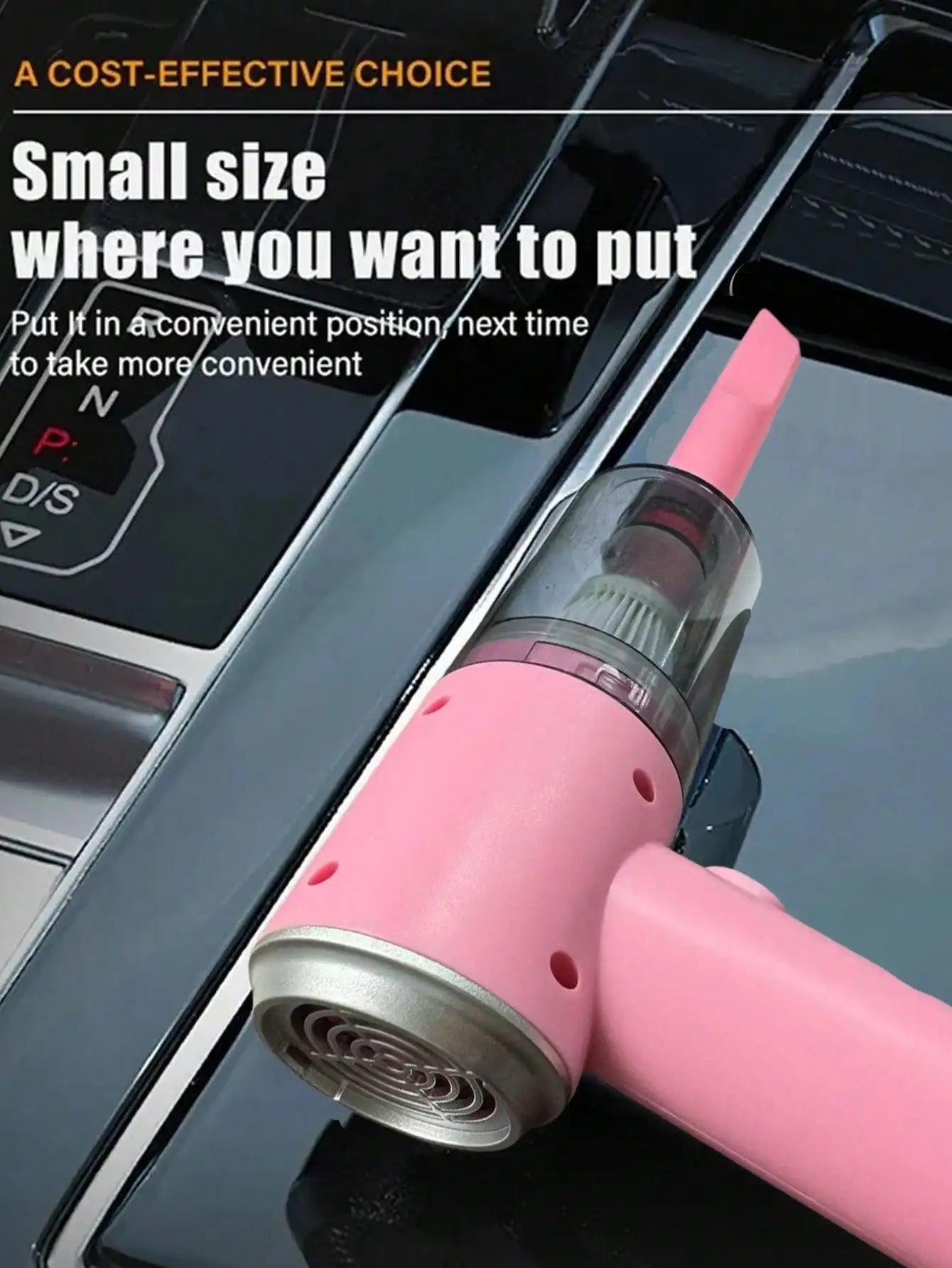 3 In 1 Integrated Suction And Blowing Vacuum Combination Vacuum Cleaner USB Charging Small Car Household Vacuum Cleaner - Smarsty