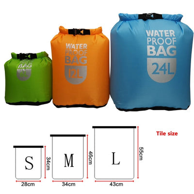 Swimming Waterproof Dry Bag Pack Rafting Kayaking River Trekking Floating Sailing Canoing Boating Water Resistance Dry Sacks - Smarsty