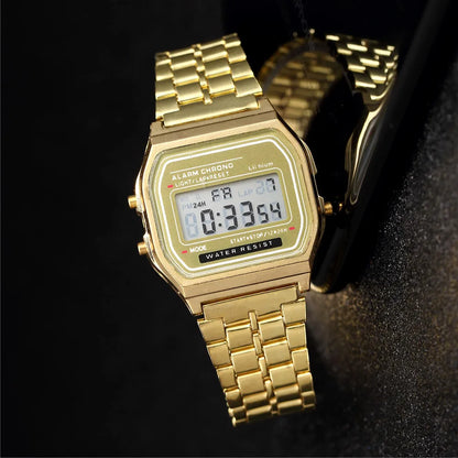 Luxury LED Digital Watch for Men Stainless Steel - Smarsty