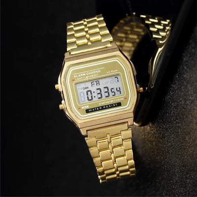 Luxury LED Digital Watch for Men Stainless Steel - Smarsty