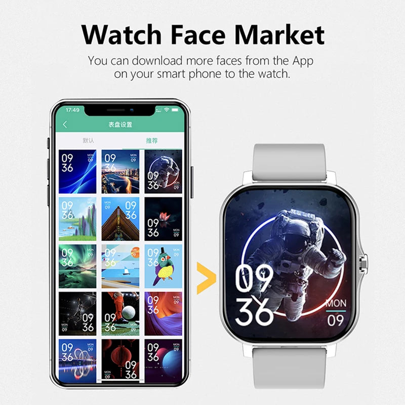 Waterproof Sports Smart Watch with Health Monitor - Smarsty