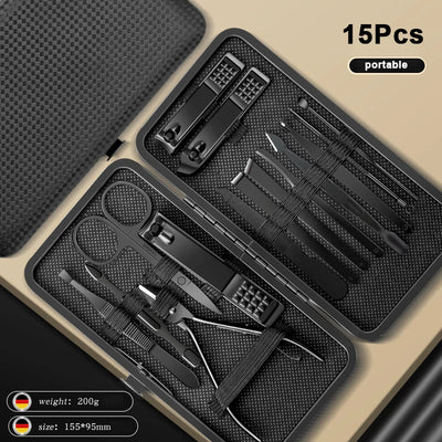 Stainless Steel Nail Clipper Set for Perfect Grooming - Smarsty