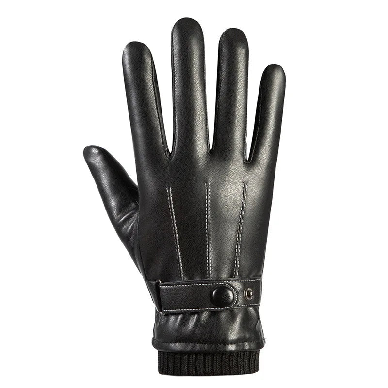 Men's Waterproof Winter Cycling Gloves Warm Cold Protection - Smarsty