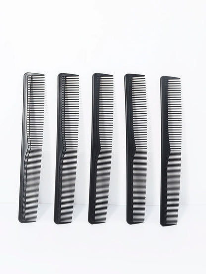5pcs Carbon Fiber Cutting Combs Set for All Hair Types - Smarsty