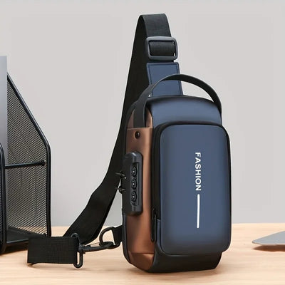 Durable Oxford Sling Bag With Crossbody Phone Pocket - Smarsty