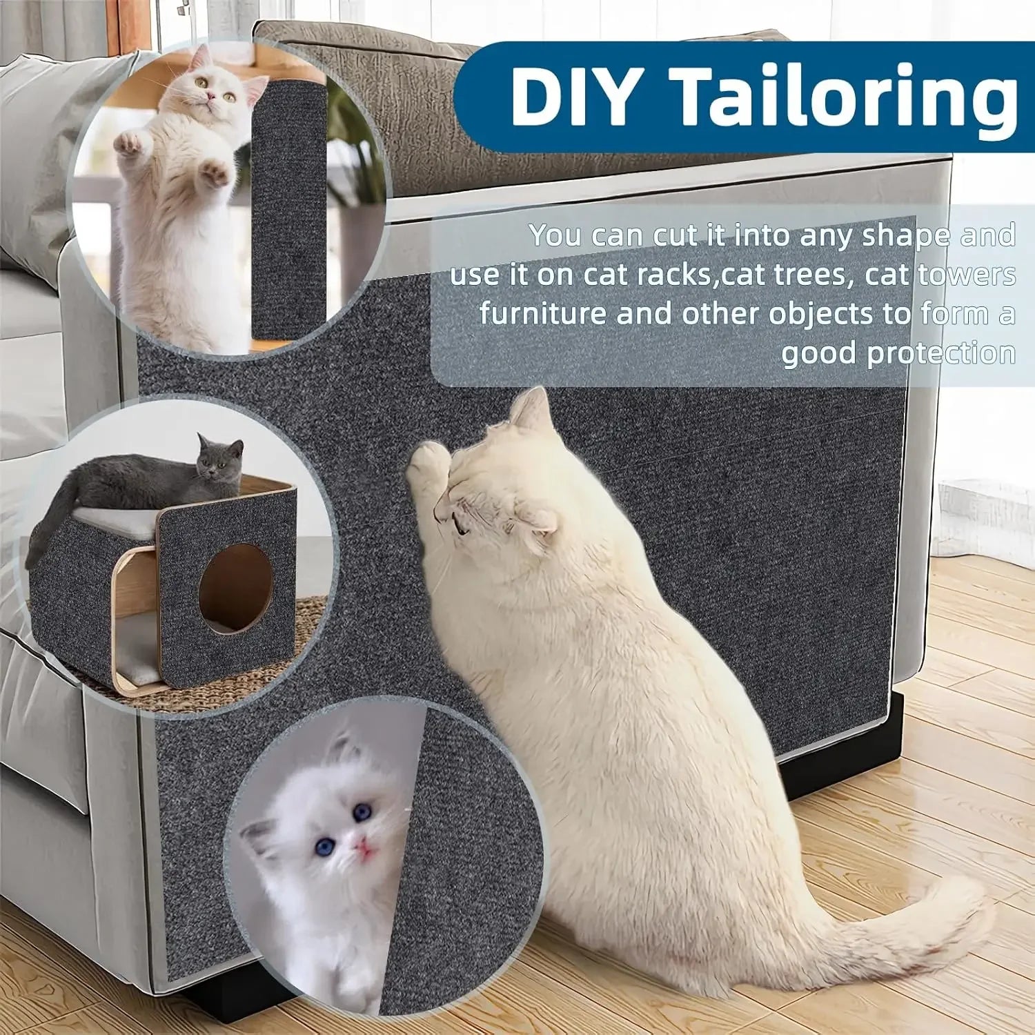 Anti Cat Scratch Sofa Protection Mat for Cats - Smarsty
