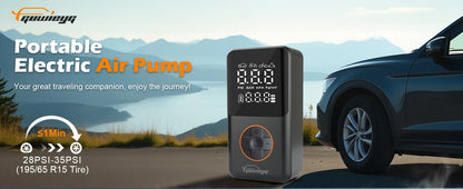Portable Wireless Car Tire Inflator Digital Pressure Gauge - Smarsty