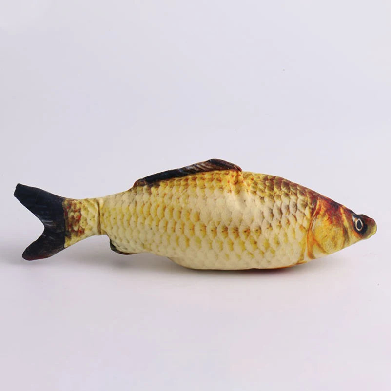 Interactive Cat Teasing Toy Fish Plush for Playtime - Smarsty