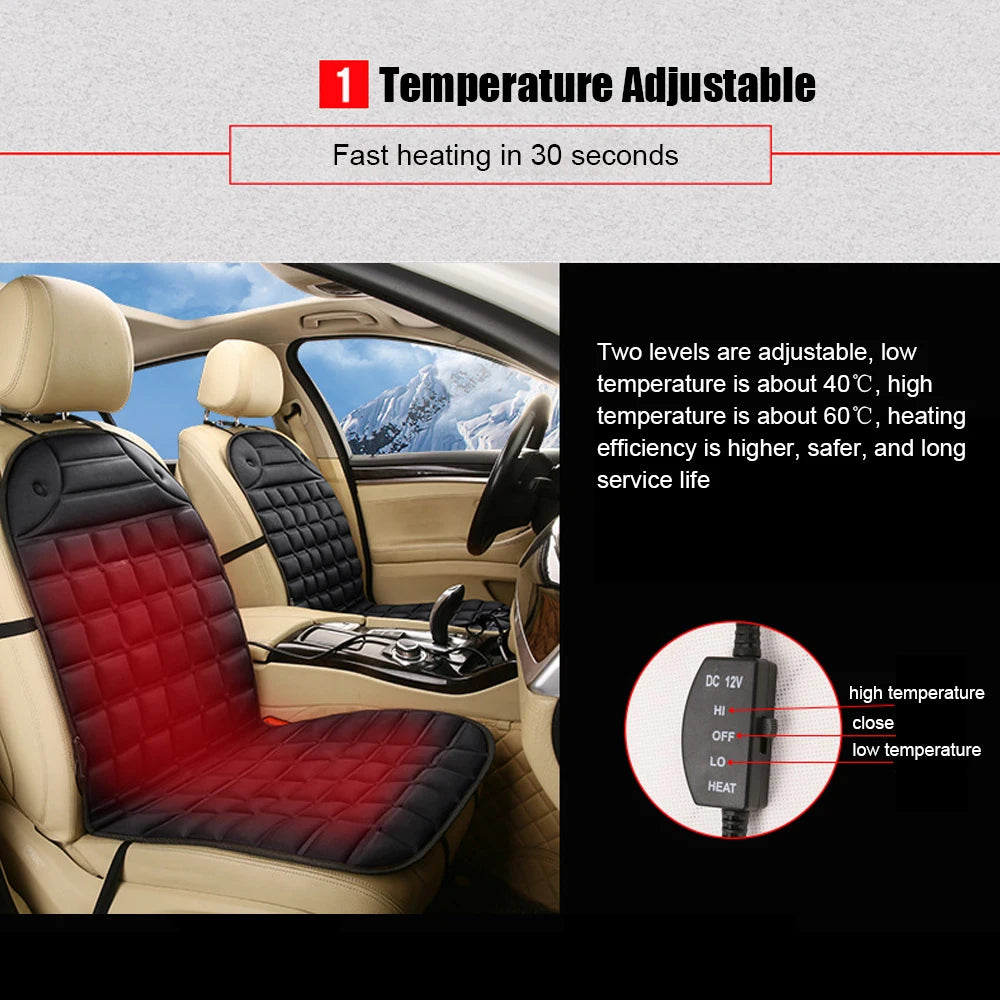 12V Electric Car Seat Heater Cushion For Warm Comfort - Smarsty