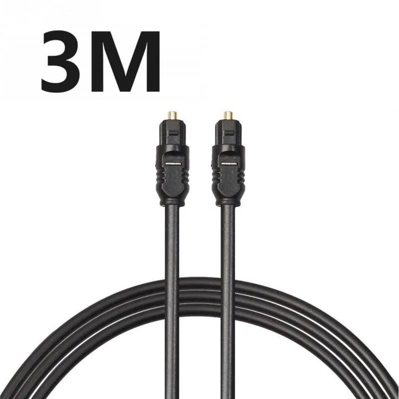Digital Optical Audio Cable Gold Plated TosLink Connection - Smarsty