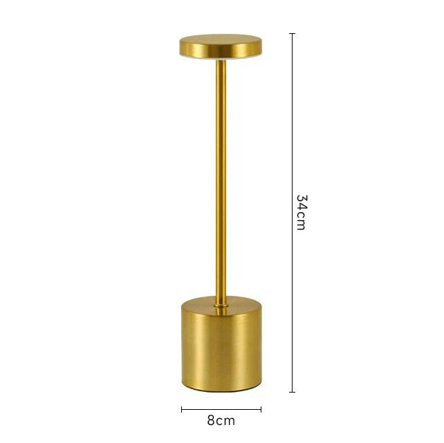 Rechargeable Alloy Cordless LED Table Lamp for Ambiance - Smarsty