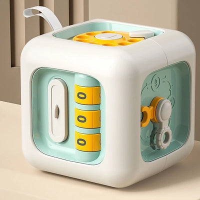 6 in 1 Montessori Educational Toys Sensory Busy Board Baby Practice Skills Drawer Cube Fidget Educational Toys for Girl Boy - Smarsty