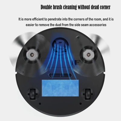 3-in-1 Robot Vacuum Cleaner USB Rechargeable Smart Navigation To Avoid Objects Automatic Cleaning Sweeping Machine Sweeper Robot - Smarsty