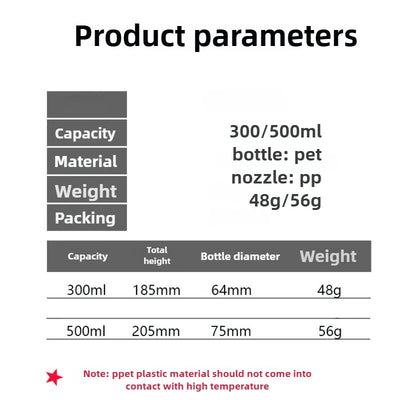 Large Capacity Plastic Spray Bottle for Moisturizing - Smarsty