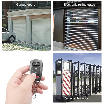 Wireless RF 433MHz Remote Control Garage Door Duplicator - Smarsty