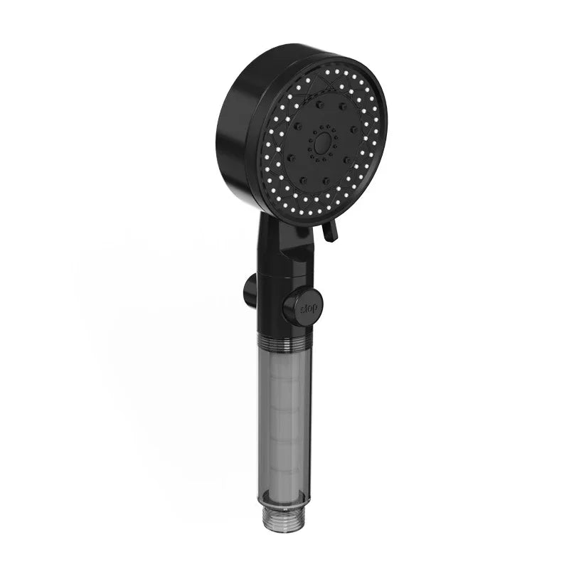 High Quality 8 Mode Shower Head Water Filter Adjustable High Pressure Shower Portable One-Key Stop Shower Bathroom Accessories - Smarsty