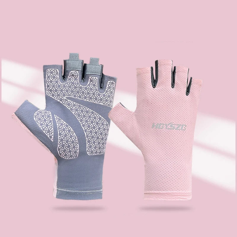 Breathable Non Slip Fingerless Cycling Gloves for Men and Women - Smarsty