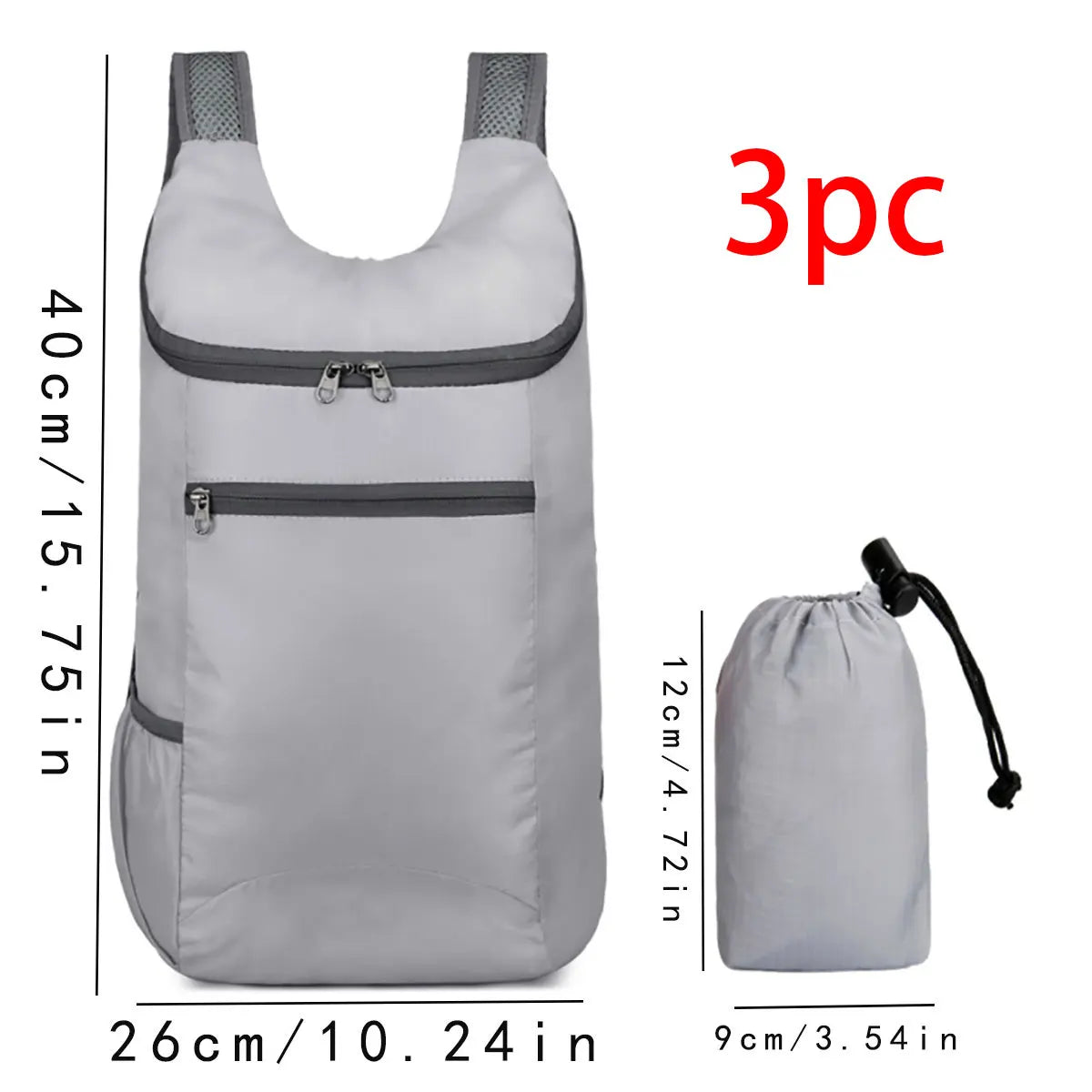 1pc Weekend Travel Bag, Foldable Waterproof Tear-resistant Lightweight Backpack, Large Capacity Travel Business Backpack, Sports - Smarsty
