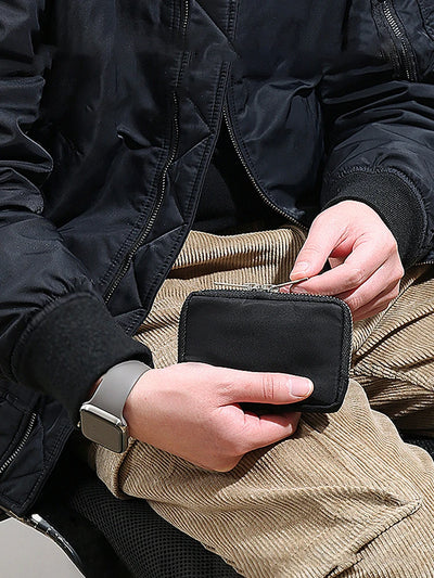 Japanese Men Wallet And Card Holder With Earbuds Case - Smarsty