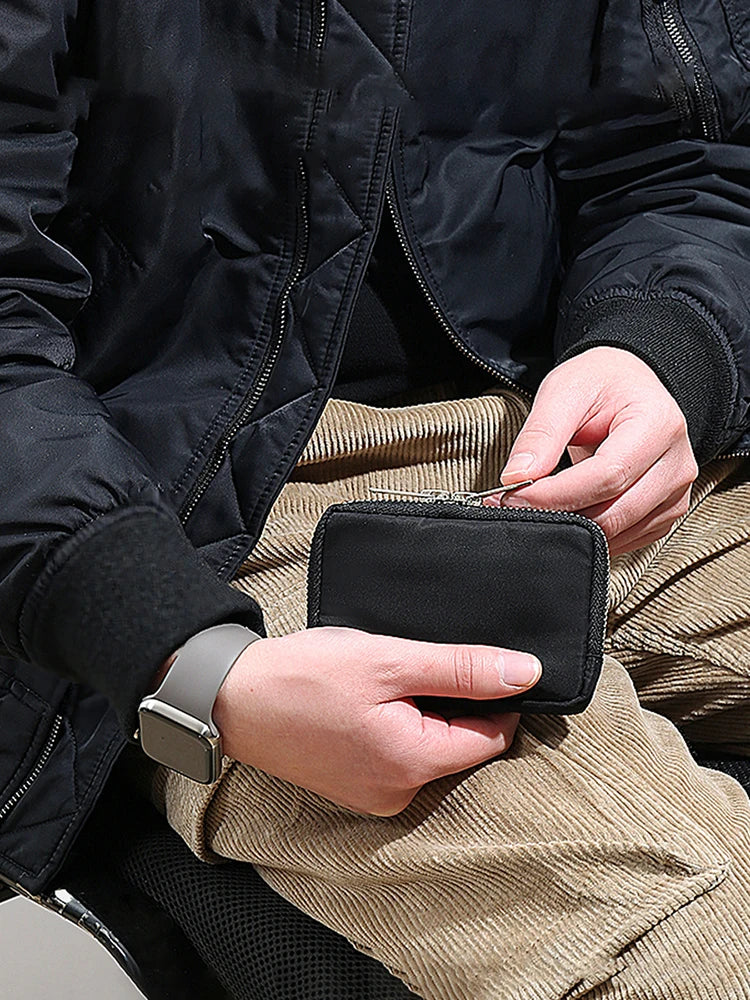 Japanese Men Wallet And Card Holder With Earbuds Case - Smarsty