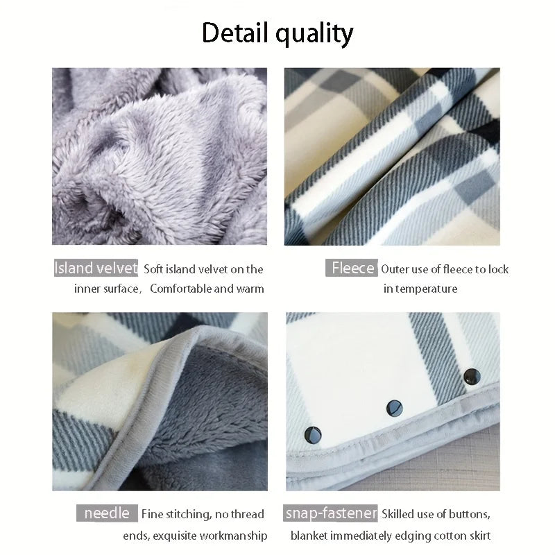 Wearable Shawl Blanket for Cozy Office Use - Smarsty