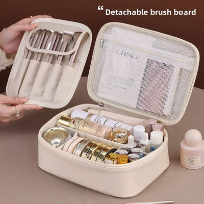 New Women's Cosmetic Bag Portable Storage Bag Large Capacity Luxury Makeup Bag Travel Organizer Essentials Toiletry Bags - Smarsty