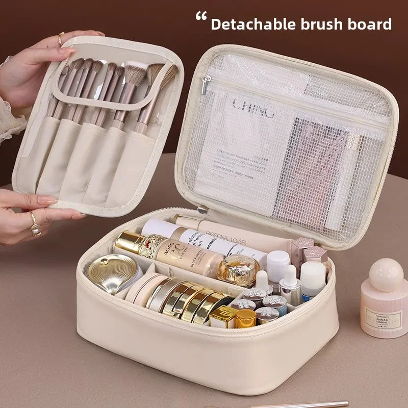 New Women's Cosmetic Bag Portable Storage Bag Large Capacity Luxury Makeup Bag Travel Organizer Essentials Toiletry Bags - Smarsty