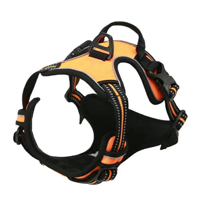 Heavy Duty Reflective No Pull Dog Harness with Easy Control Handle - Smarsty