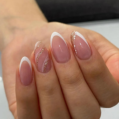 24Pcs Cute Strawberry French Press On Nails - Smarsty
