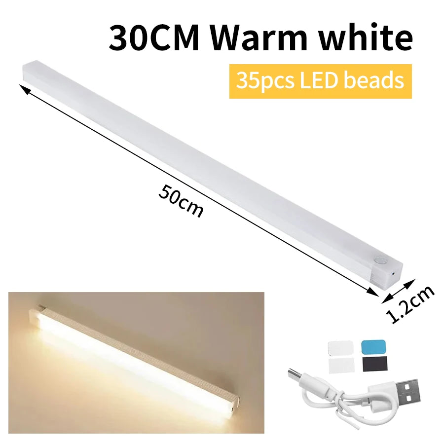 Rechargeable Motion Sensor LED Night Light for Cabinets - Smarsty