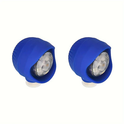 2pcs Shoe Lights PVC LED Headlight Shoe Charms Accessories for Night Rides, Walk & Dog Walks Outdoor Activities,3 Lighting Modes - Smarsty